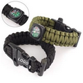 Multifunction Paracord Survival Bracelet with Compass